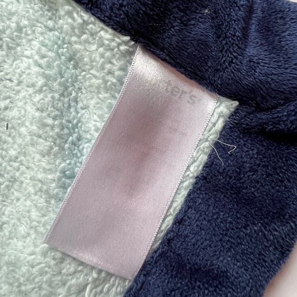 Carter's Mommy's Little Monsters Baby Security Blanket Blue Orange Green 30”x38” - Picture 4 of 5